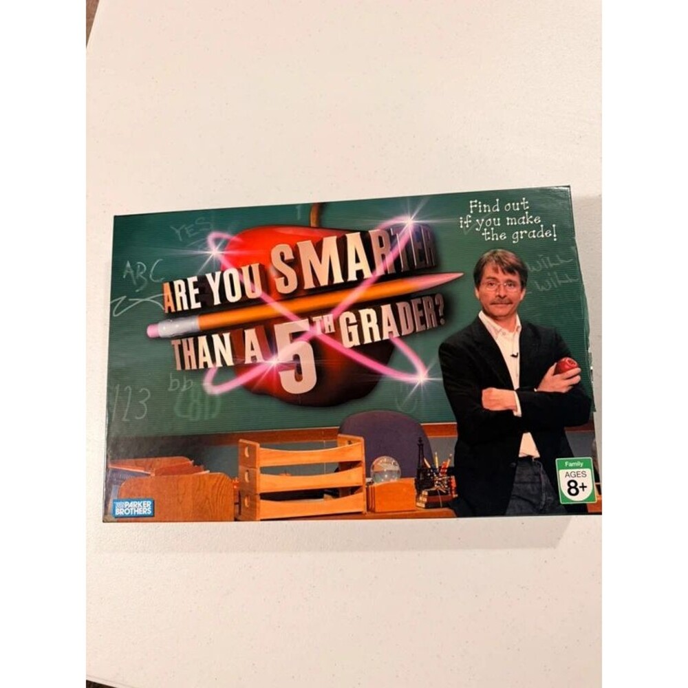 Hasbro Are You Smarter Than A 5th Grader? Board Game Ages 8+/ 2-4 Players
